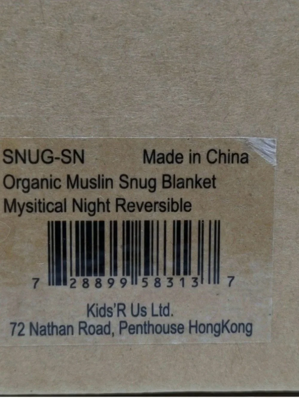 Malabar Baby Organic Snug Blanket - Mystical Night - 47